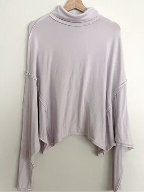 FREE PEOPLE We The Free Alameda Pullover Top Lilac MEDIUM